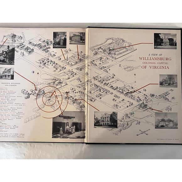 Vintage COLONIAL WILLIAMSBURG Its Buildings and Gardens First Edition - 1949 - Picture 14 of 14